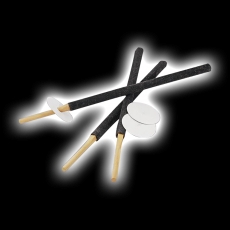 Wachsfackel, 45cm